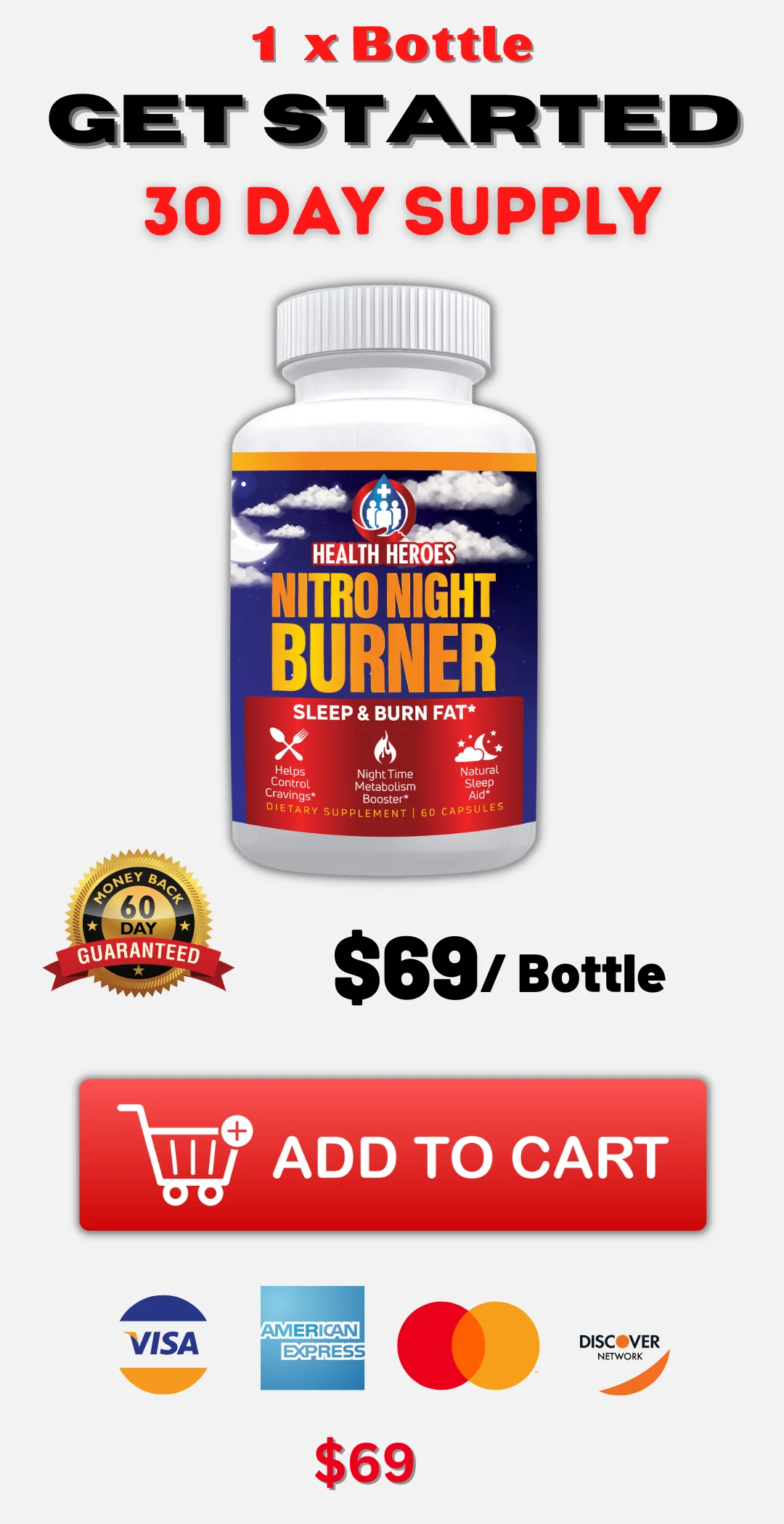 Nitro Night Burner-1-bottle-price-just $69 Only!