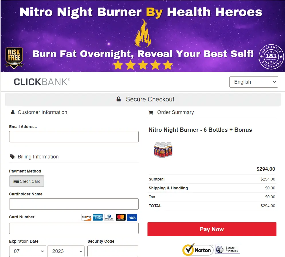 Nitro Night Burner-Secure-Checkout